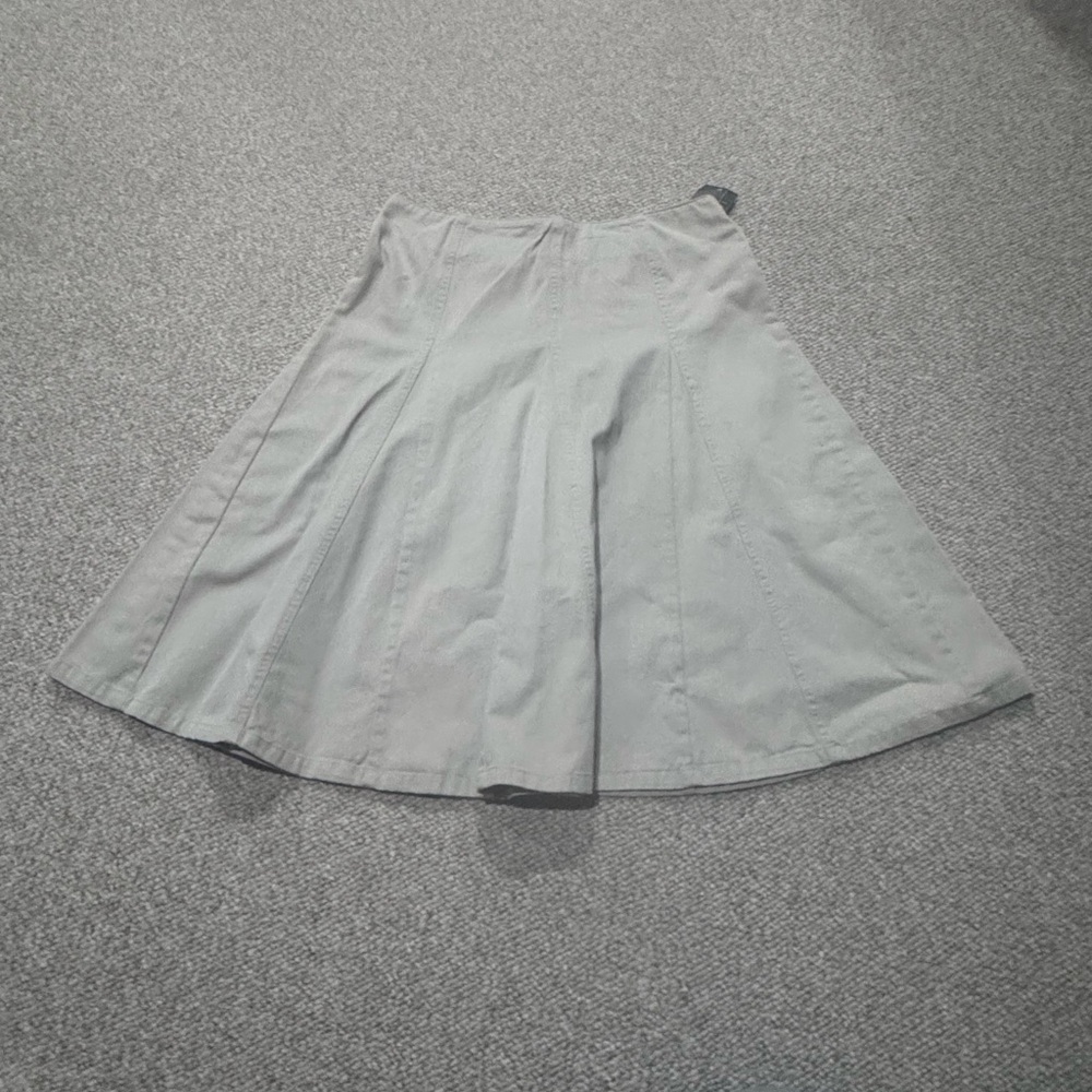 Relativity Light Gray A-Line Skirt